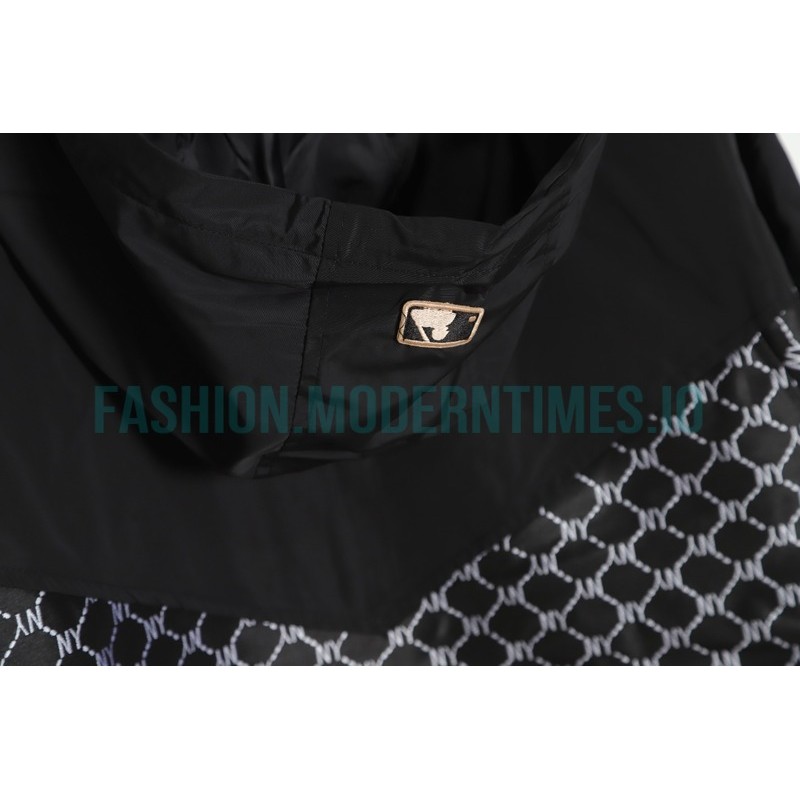 MLB - Logo printed Letter Hooded Long-sleeved Printed Jacket