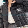 Miu Miu - 23FW Check Bread Short Down Jacket