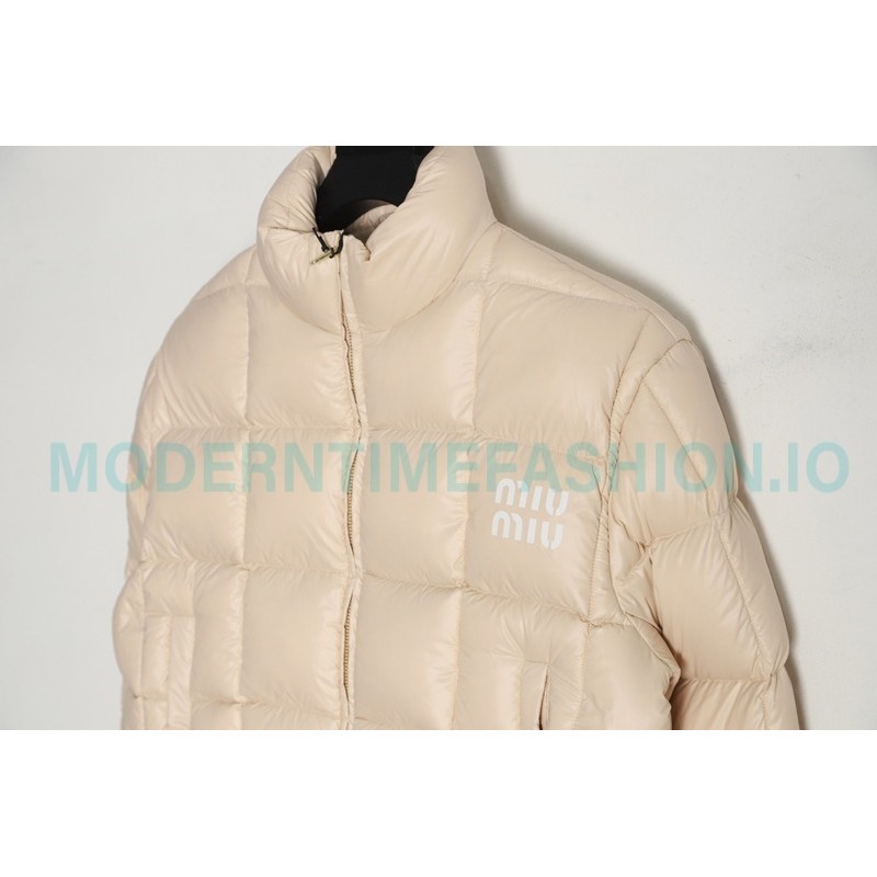Miu Miu - 23FW Check Bread Short Down Jacket