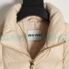 Miu Miu - 23FW Check Bread Short Down Jacket