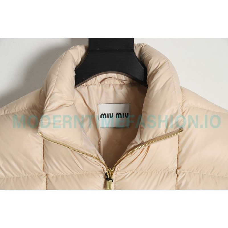 Miu Miu - 23FW Check Bread Short Down Jacket