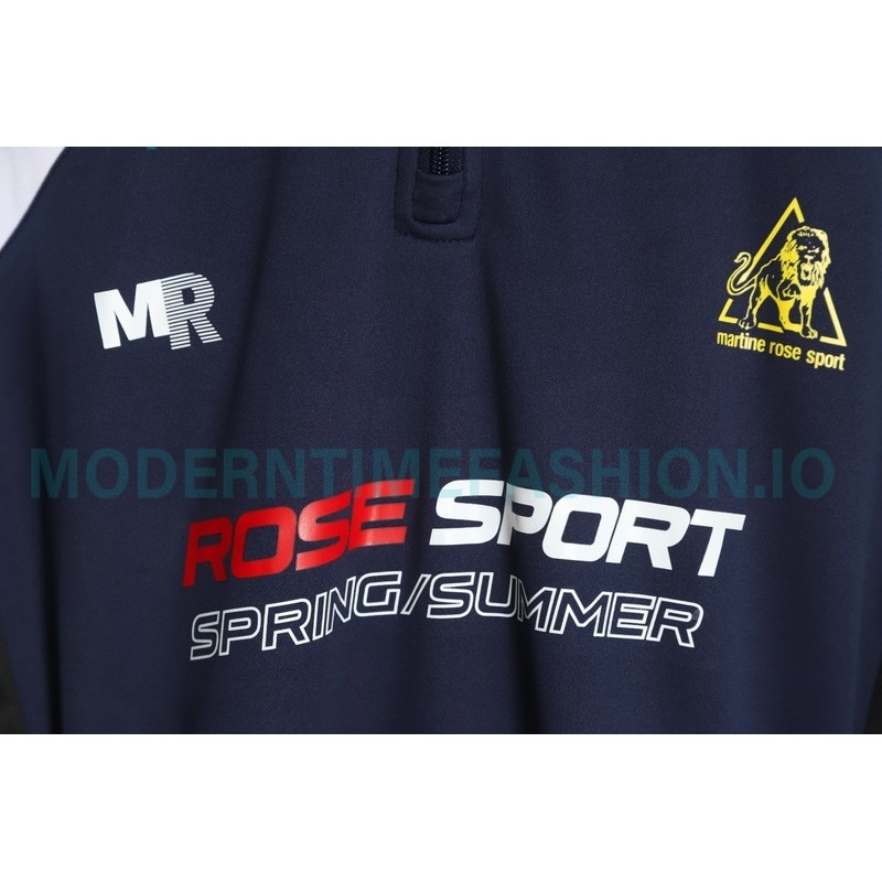 Martine Rose - Half-zip Spliced Long-sleeved Hoodie