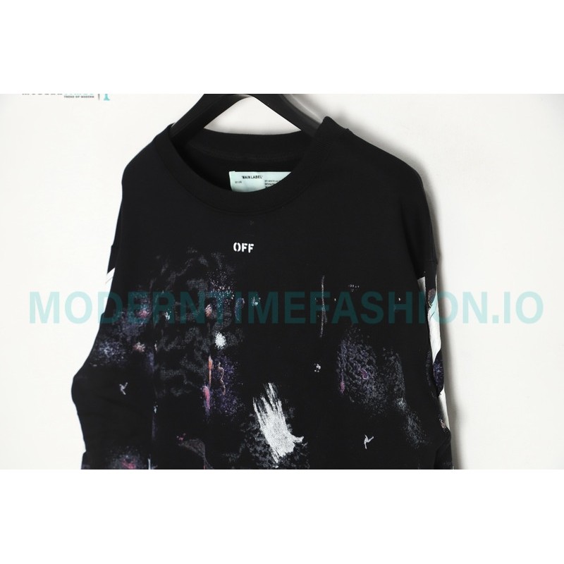 Off White - Starry Sky Fireworks Hoodie