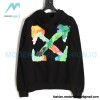 Off-White - Environmental Graffiti Ink Arrow Hoodie