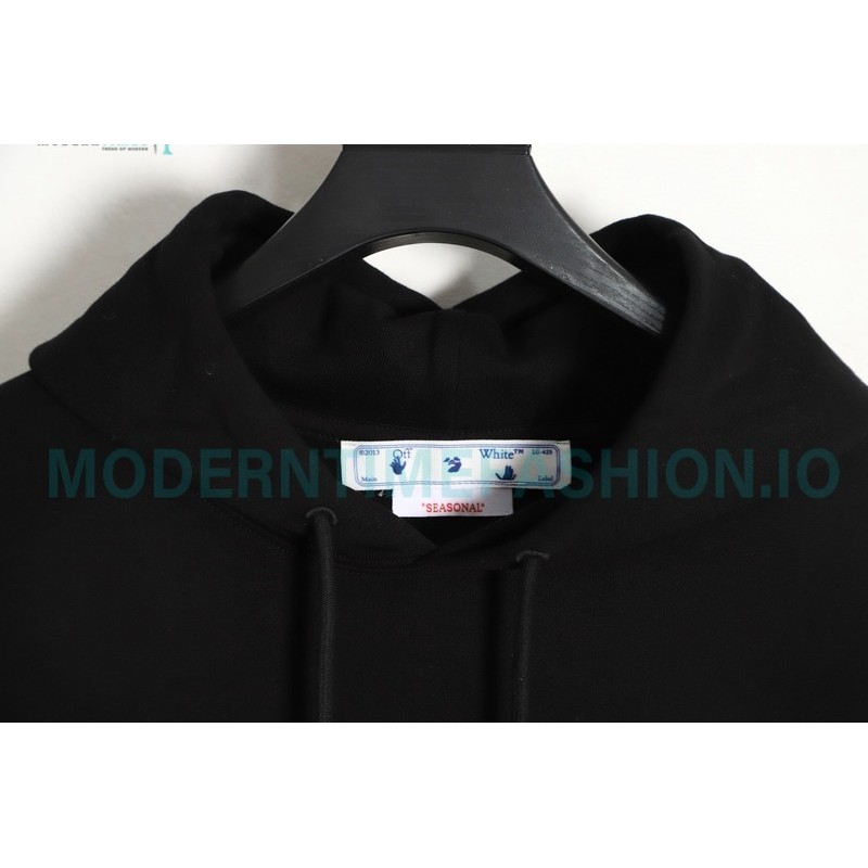 Off-White - Environmental Graffiti Ink Arrow Hoodie