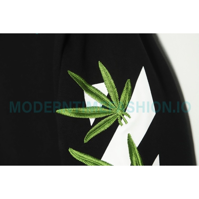  Off White - 22SS Embroidered Leaf Arrow Hoodie