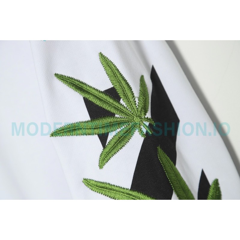  Off White - 22SS Embroidered Leaf Arrow Hoodie
