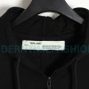 Off-White - Yellow Tape Zip-up Hoodie