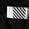 Off-White - Yellow Tape Zip-up Hoodie