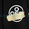 Off-White - Yellow Tape Zip-up Hoodie