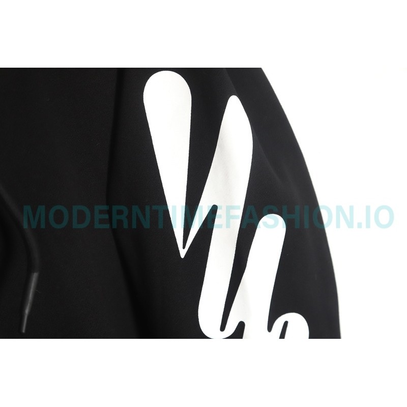Off White - Graffiti ECG Print Hoodie