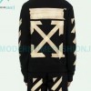 Off-White - Yellow Tape Crew neck Hoodie