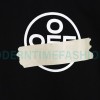 Off-White - Yellow Tape Crew neck Hoodie