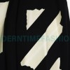 Off-White - Yellow Tape Crew neck Hoodie