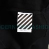 Off-White - Yellow Tape Crew neck Hoodie