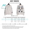 Off White - Monet Oil Painting Printed Zipper Hoodie