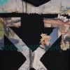 Off White - Monet Oil Painting Printed Zipper Hoodie