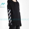 Off White - Monet Oil Painting Printed Zipper Hoodie