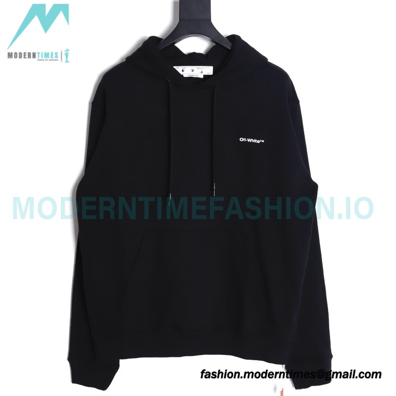 Off White - Painted Zebra Crossing Hoodie