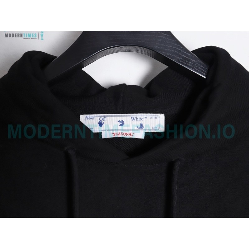 Off White - Painted Zebra Crossing Hoodie