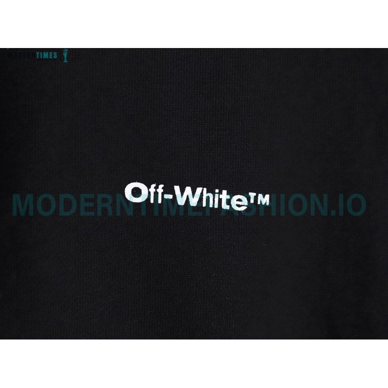 Off White - Painted Zebra Crossing Hoodie