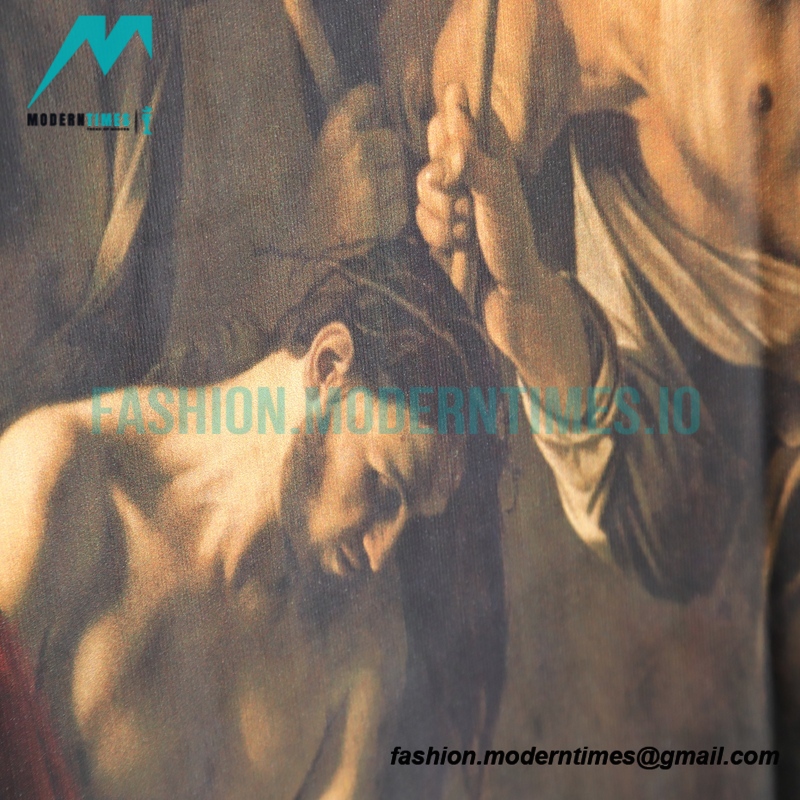 Off White - 23SS Classical Religious Oil Painting Short Sleeve