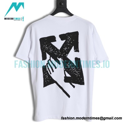 Off White - Palm Arrow Logo Short-sleeved T-shirt