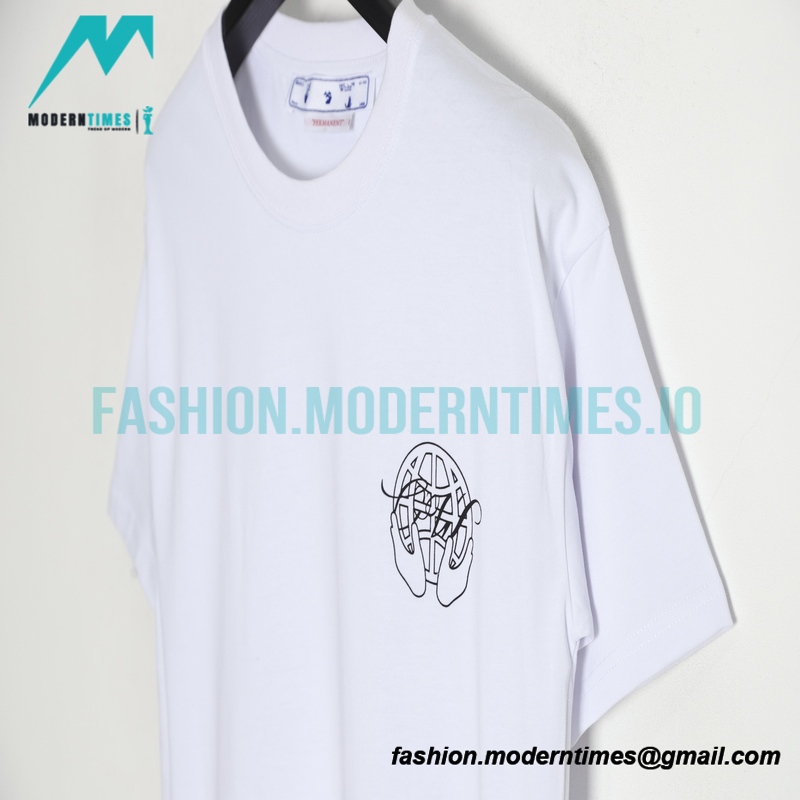 Off White - Palm Arrow Logo Short-sleeved T-shirt