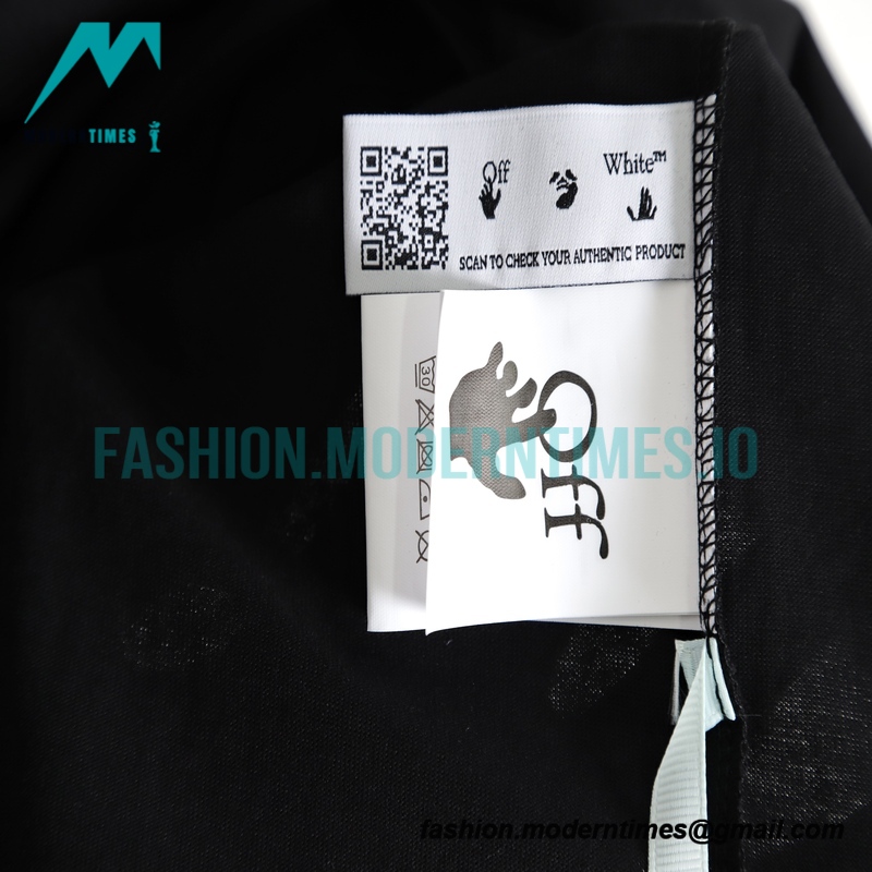 Off White - 23ss Solid Color Logo Printed Short-sleeved T-shirt