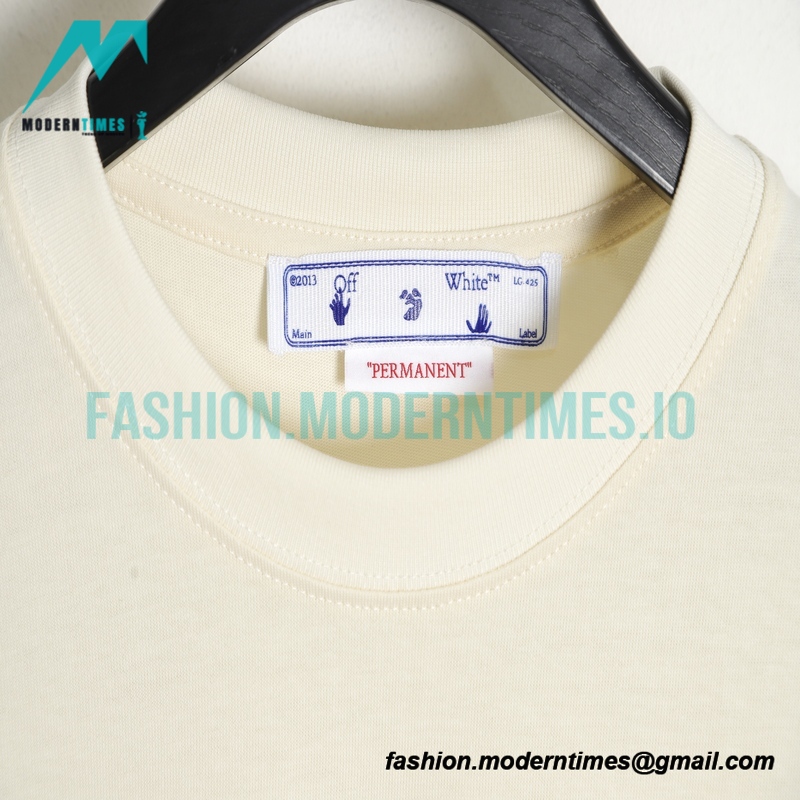 Off White - 23ss Solid Color Logo Printed Short-sleeved T-shirt