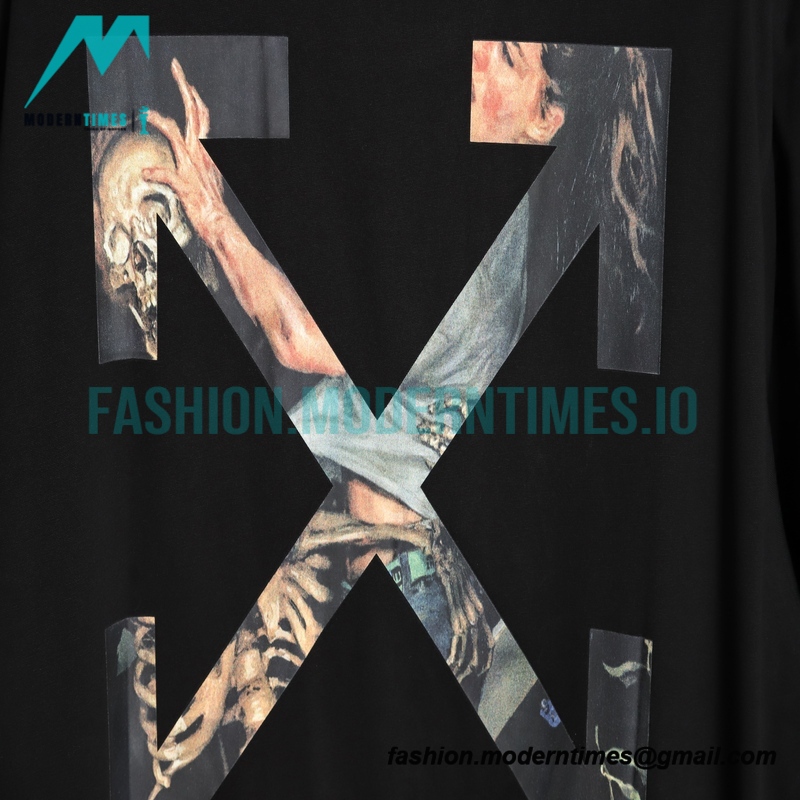 Off White - 23SS Pascal Skull Girl Short Sleeve