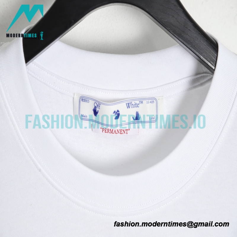 Off White - 23S Graffiti Brush Zebra Crossing Short Sleeve