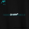 Off White - 23S Graffiti Brush Zebra Crossing Short Sleeve