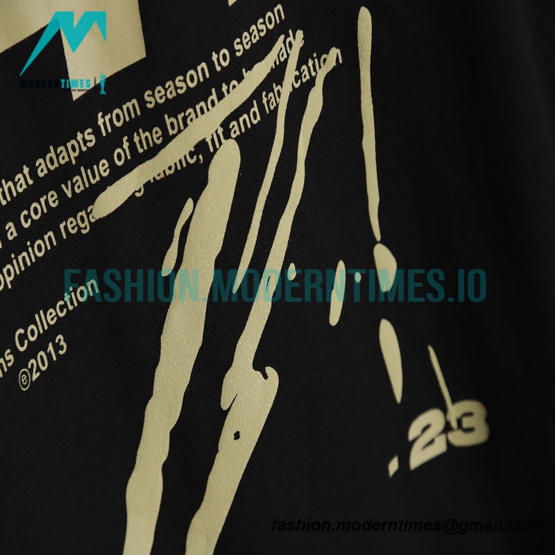 Off White - 23ss Sketch Splashed Ink Arrow Letters Short Sleeve