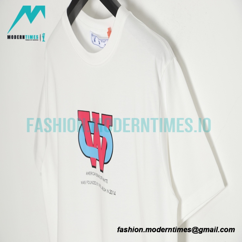 Off White - Arrow Block Printed Short-sleeved T-shirt