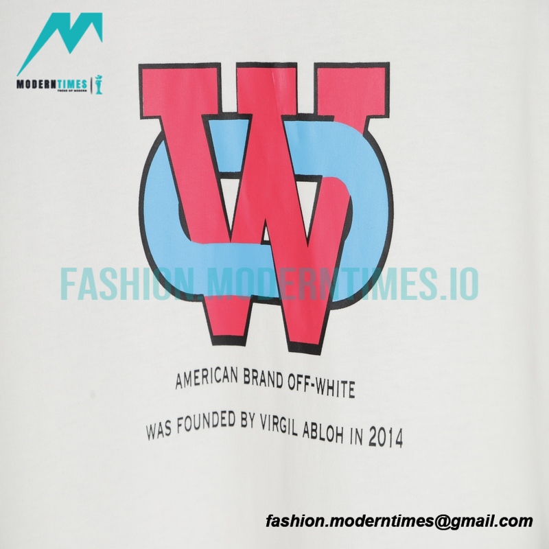 Off White - Arrow Block Printed Short-sleeved T-shirt