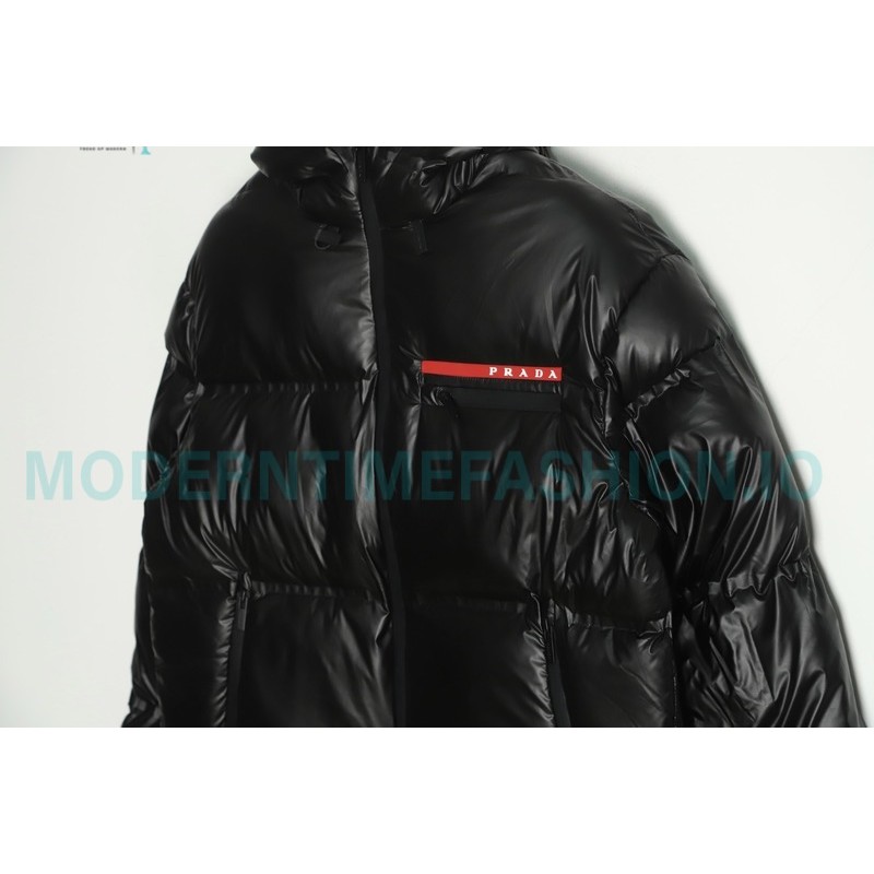 Prada - 21FW Red Stripe Down Jacket