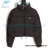 Prada - Inverted Triangle Neckline Short Down Jacket