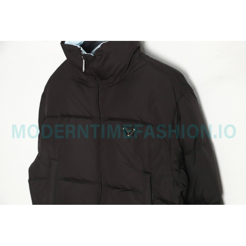 Prada - Inverted Triangle Neckline Short Down Jacket