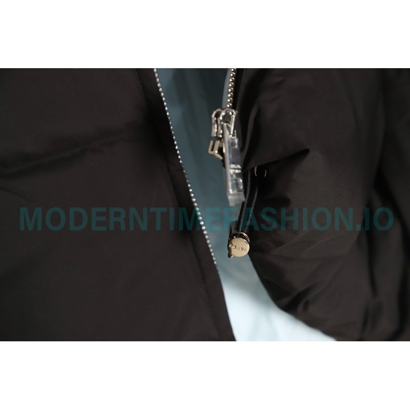Prada - Inverted Triangle Neckline Short Down Jacket