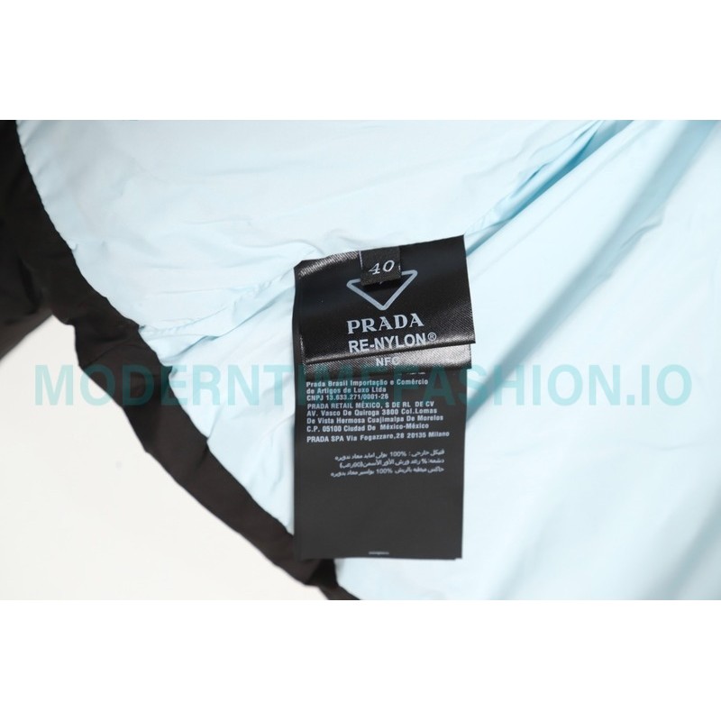 Prada - Inverted Triangle Neckline Short Down Jacket