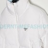 Prada - Inverted Triangle Neckline Short Down Jacket