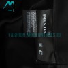 Prada - 22FW Triangle Standard Wave Anti-wrinkle Crease Crew Neck Hoodie