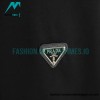 Prada - 22FW Triangle Standard Wave Anti-wrinkle Crease Crew Neck Hoodie