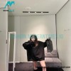 Prada - 22FW Triangle Standard Wave Anti-wrinkle Crease Crew Neck Hoodie