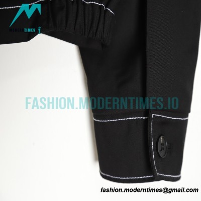 Prada - 23SS Fleece Jacket With Bright Line Lapel