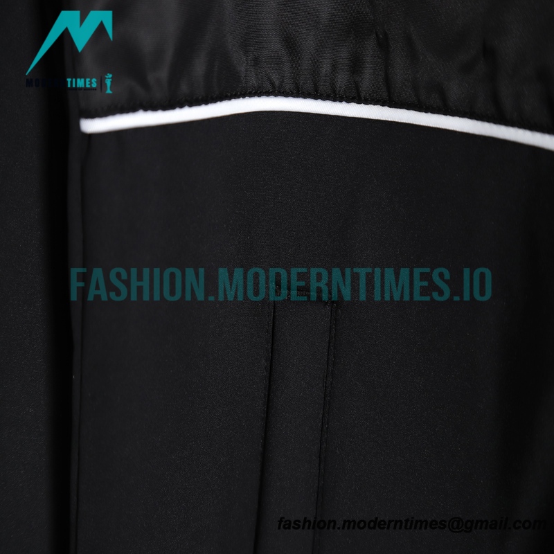 Prada - 23SS Recycled Nylon Spliced Stand-up Collar Jacket