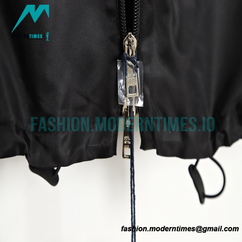 Prada - 23SS Lapel Pocket Nylon Long-sleeved Jacket