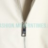Prada - 23FW Cream White Lamb Skin Soft Sheepskin Lapel Jacket