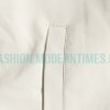 Prada - 23FW Cream White Lamb Skin Soft Sheepskin Lapel Jacket